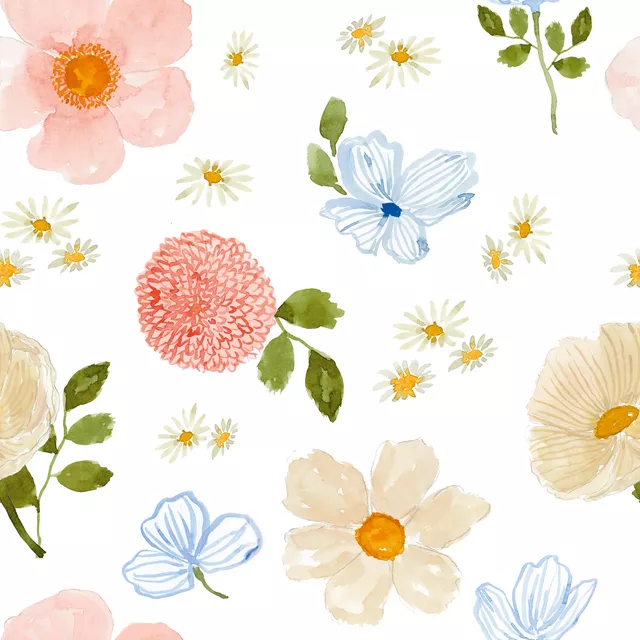 Kissen Summer Vibes pastell flowers