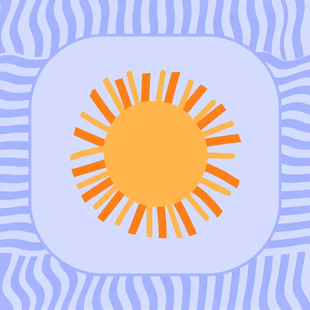 Tischdecke Sonne Sonnenschein Dopamin