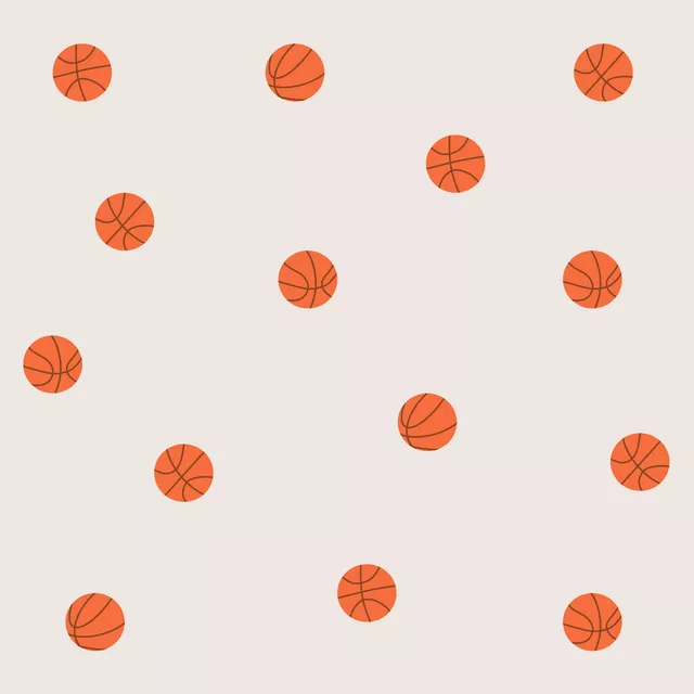 Bettwäsche Basketball Muster 2