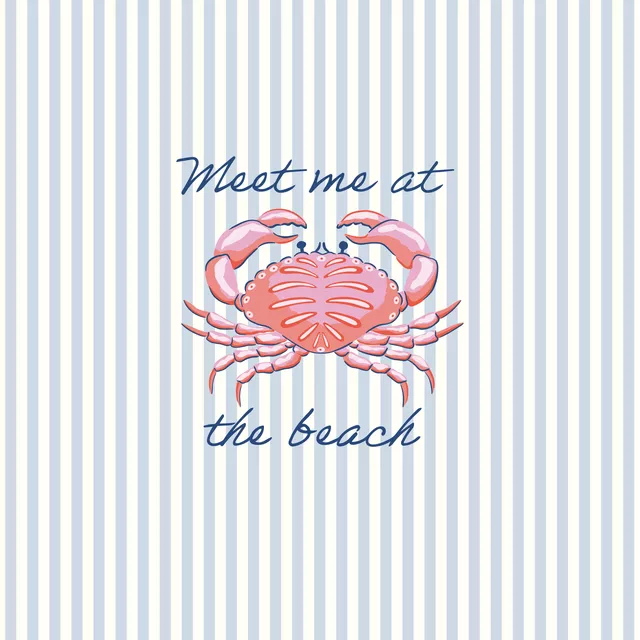 Bodenkissen pink crab