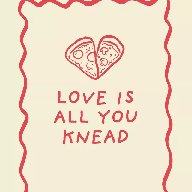 Geschirrtücher Love is All You Knead