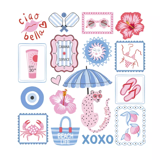 Kissen cool girl summer