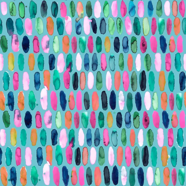 Sitzkissen Punkte Aquarell Geometrisch