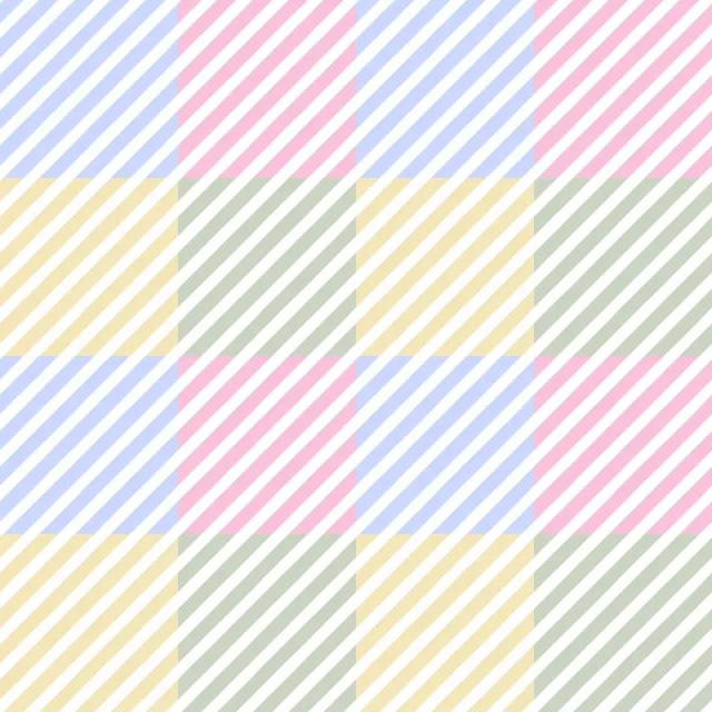 Dekovorhang Diagonale Streifen Pastell