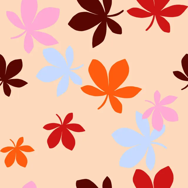 Bankauflage Bunte Herbstblätter