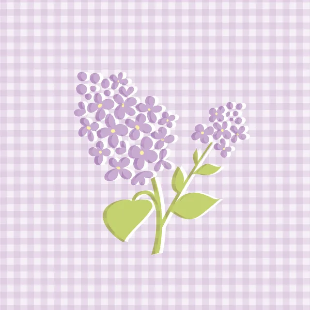 Servietten Flieder Vichy lila