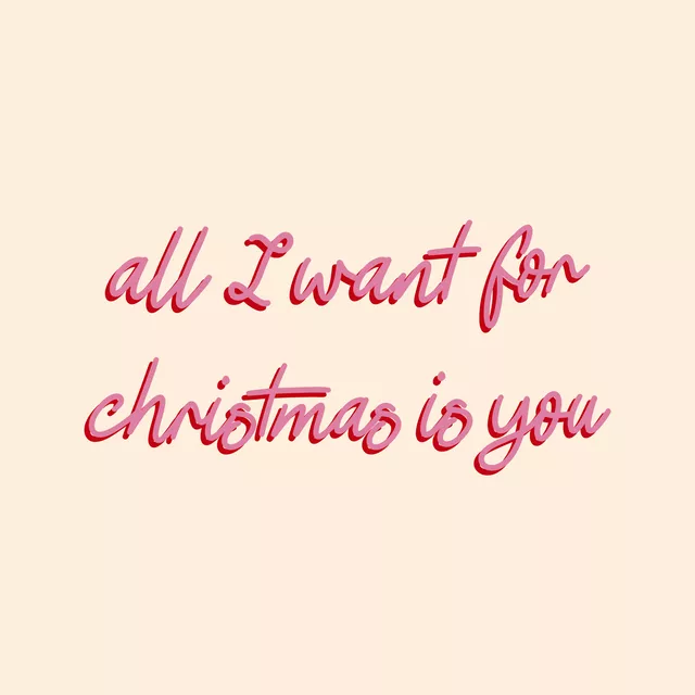 Kissen All I Want For Christmas