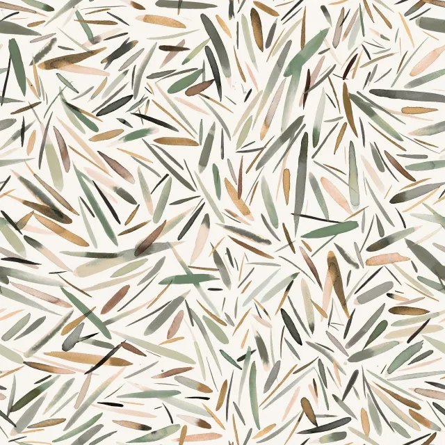 Dekovorhang Vintage Pinselstriche Streifen