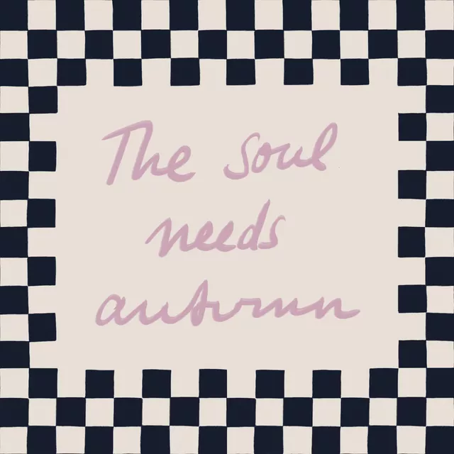 Kissen The soul needs autumn Schach