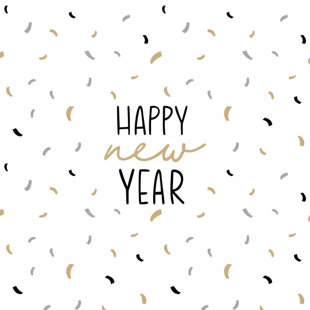 Kissen New Year in Rio white