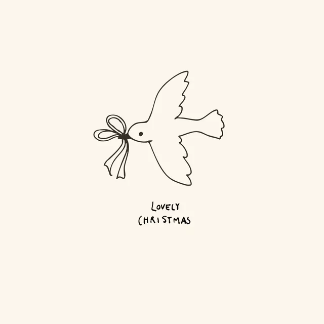 Geschirrtuch Lovely Christmas Bird