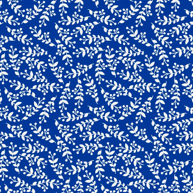 Bodenkissen Muster Folkart Blätterranken