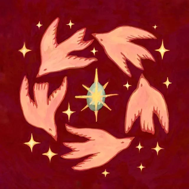 Sitzkissen Magic Bird Circle