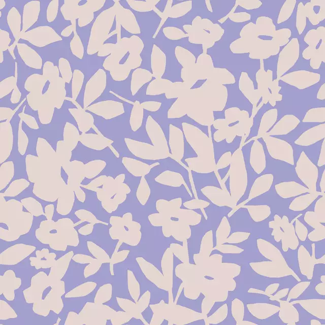 Sitzkissen Cut Out Flowers Very Peri