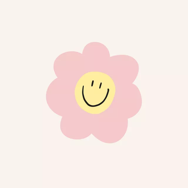 Kissen Flower Smile