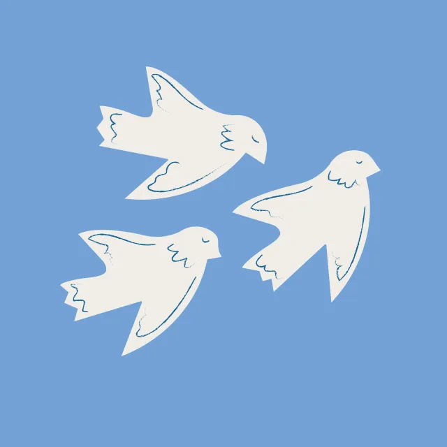 Servietten Summer birds