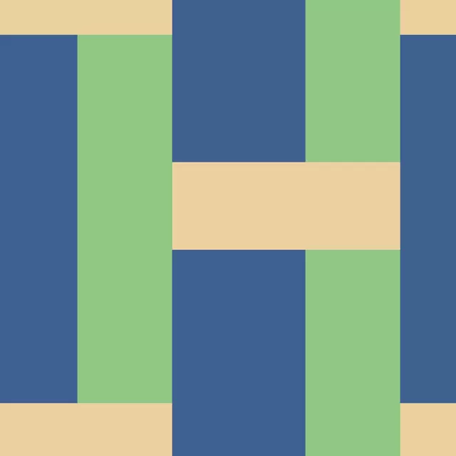 Kissen Block Geo Streifen