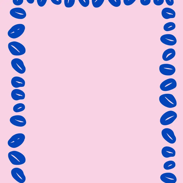 Tischläufer Coffee Beans Rahmen