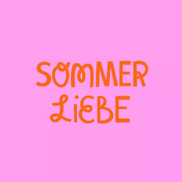 Kissen Sommerliebe pink orange