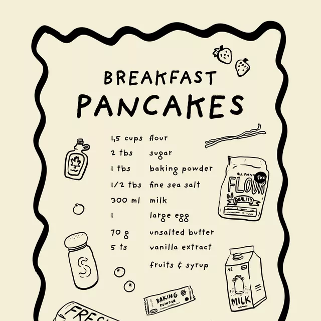 Geschirrtücher Pancakes Rezept