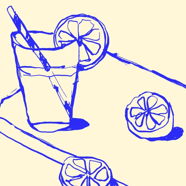 Kissen Italian Aperitivo Lemon Drink