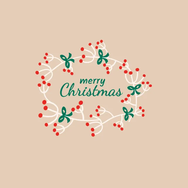 Kissen Merry Christmas Cinnamon