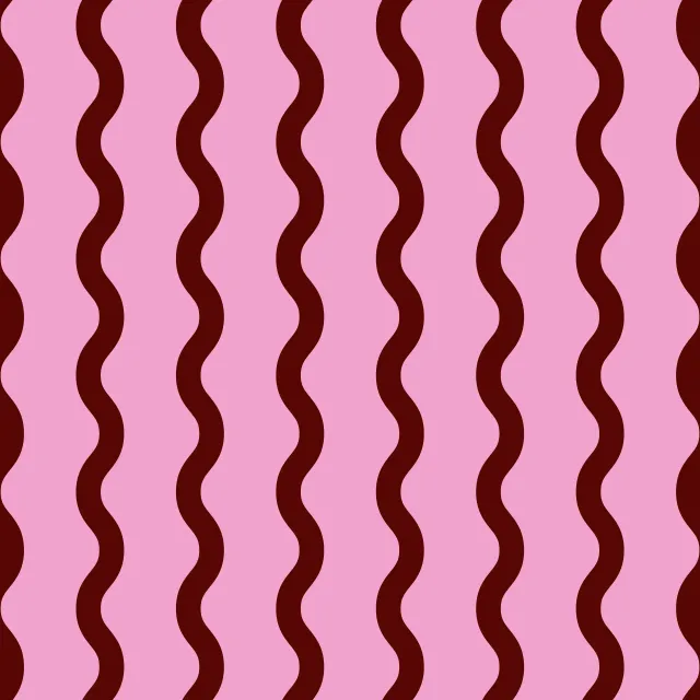 Bankauflage Wellenlinien pink bordeaux