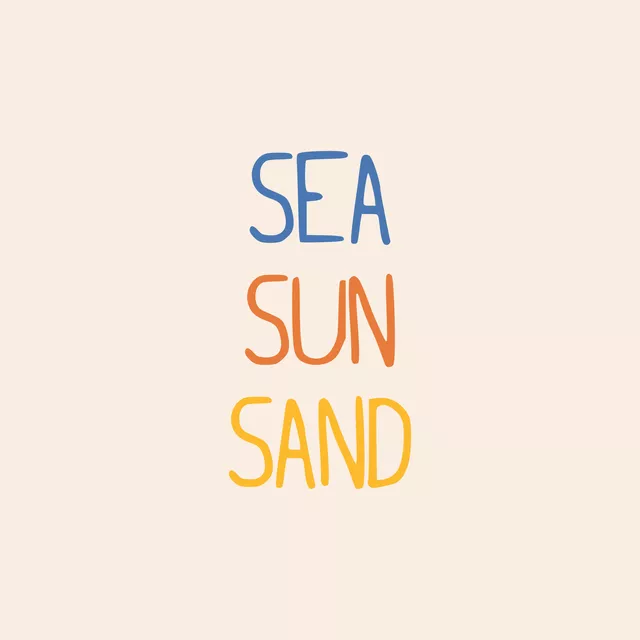 Kissen SEA SUN SAND