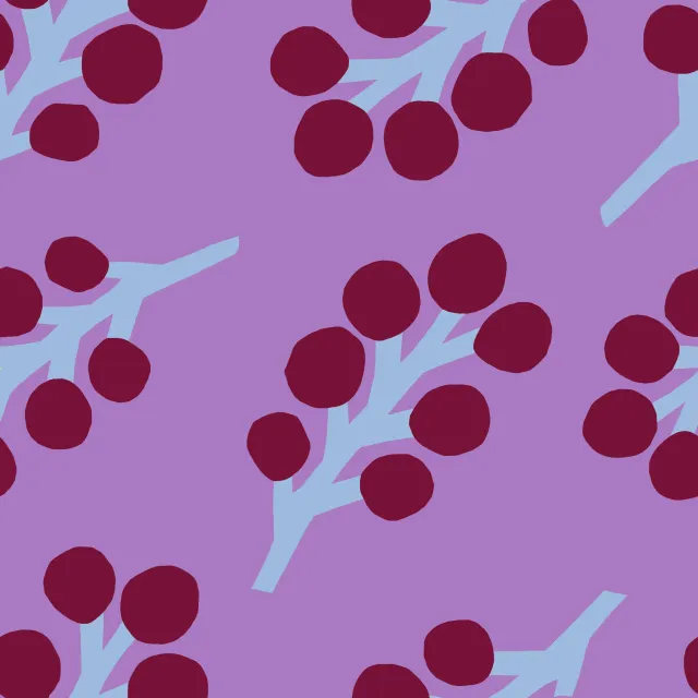 Servietten Frühling Zweige Muster burgund