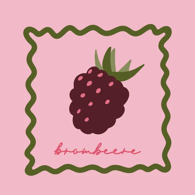 Servietten Autumn Berries Brombeere 2