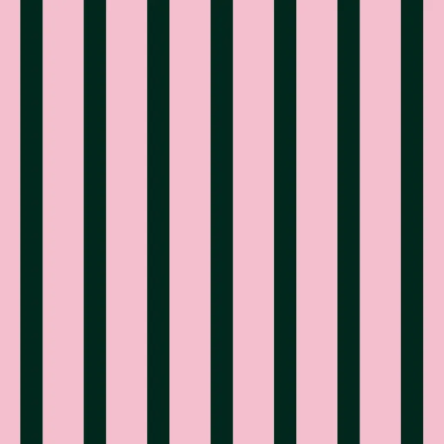 Kissen Stripes dark green and pink