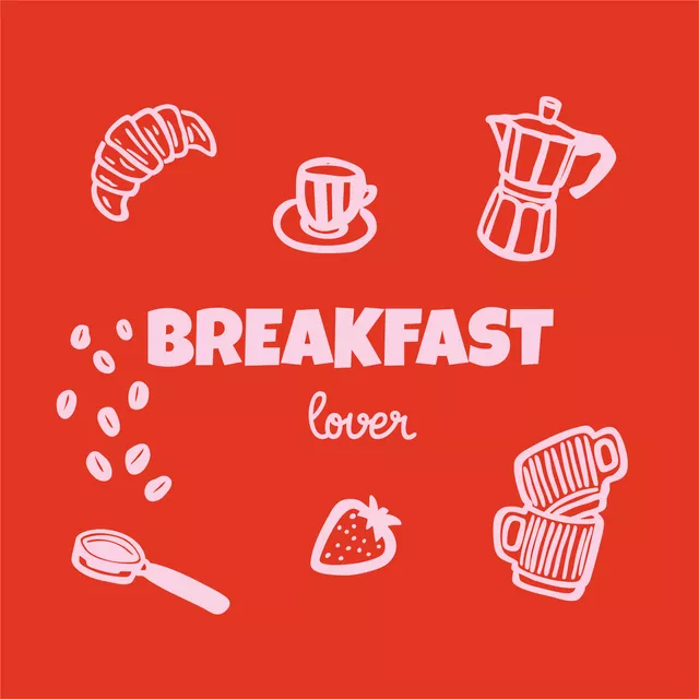 Kissen Breakfast Lover