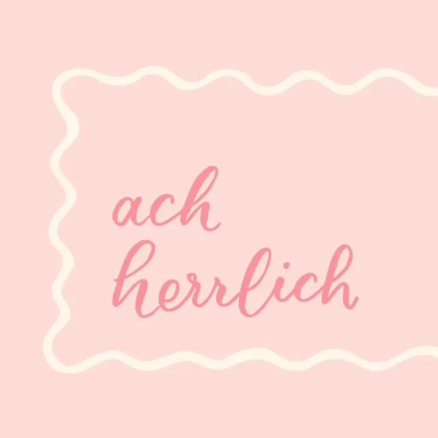 Kissen ach herrlich rosa