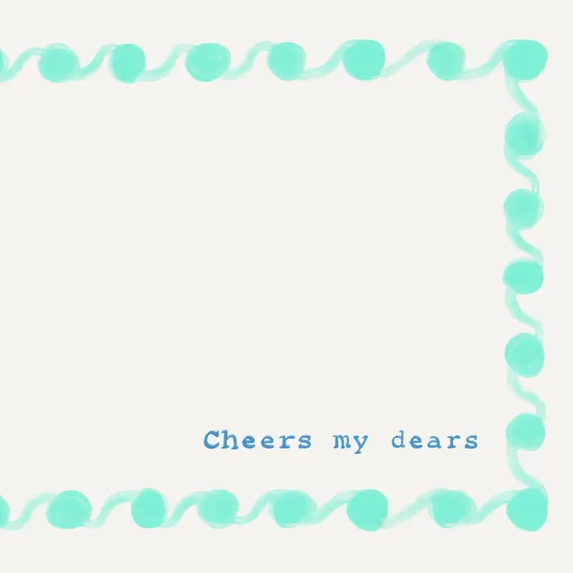 Tischset Cheers my dears Punkterand