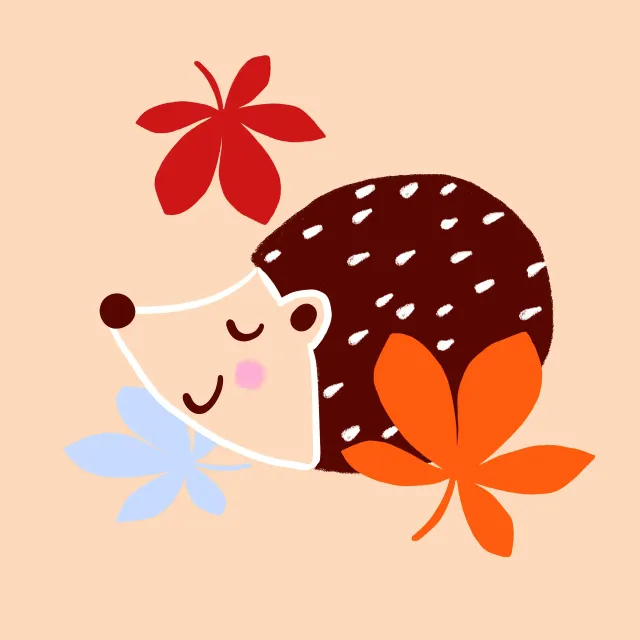 Servietten Hygge Igel