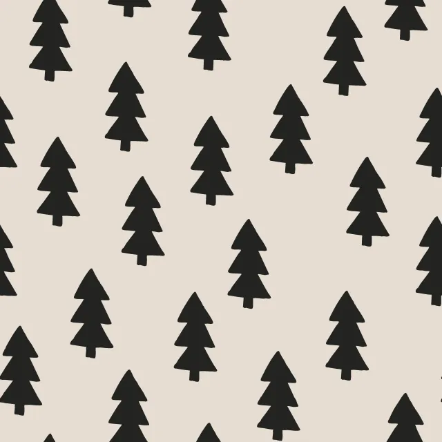 Bettwäsche Misteltoe Tanne Beige Schwarz