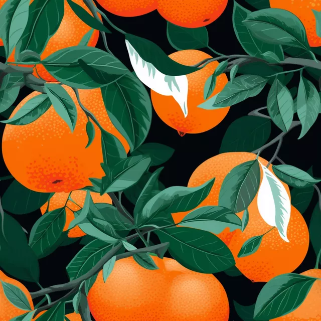 Geschirrtuch Graphic Oranges