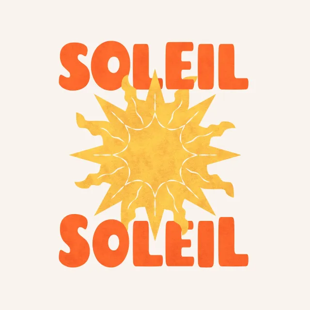 Kissen Soleil Soleil