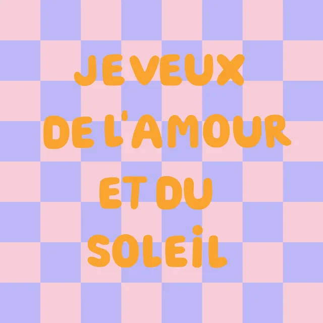 Kissen Amour et Soleil