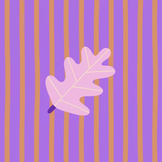 Kissen Herbstliebe Eichenblatt