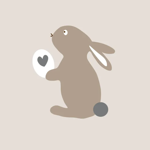 Tischläufer Osterhase Mit Ei