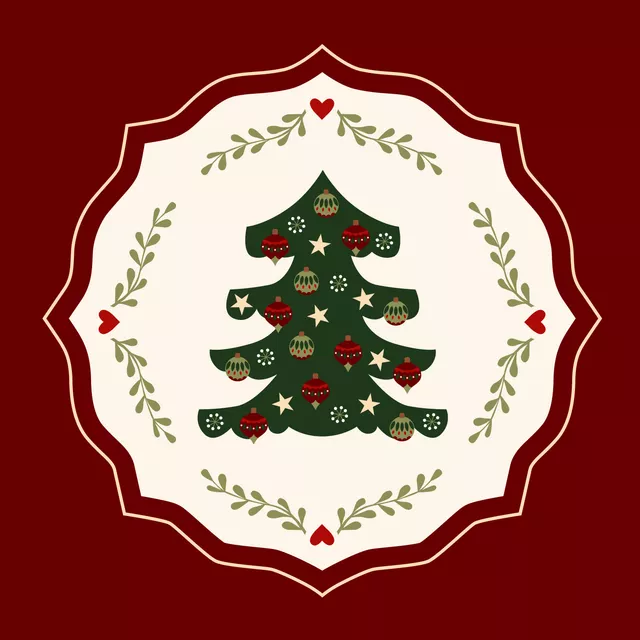 Kissen Weihnachtsbaum