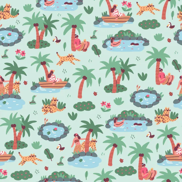 Kissen Jungle Diaries