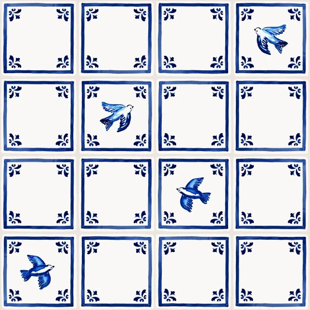 Kissen Azulejo Pattern 3