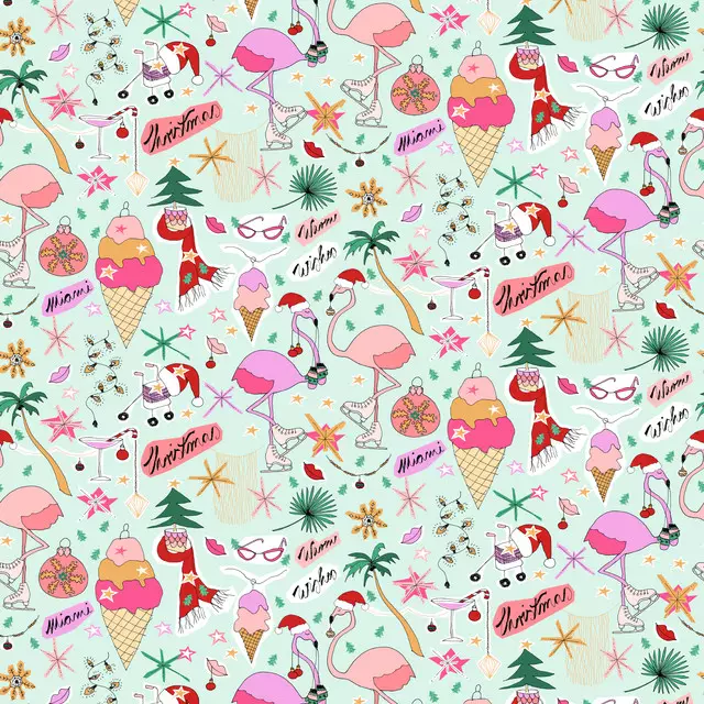 Kissen Miami Christmas