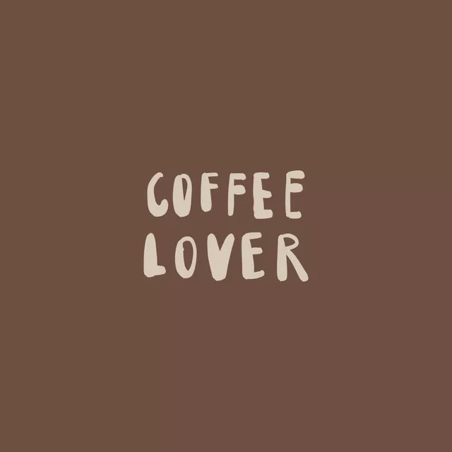 Kissen Coffee Lover Lettering