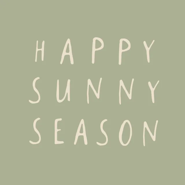 Kissen Happy Sunny Season grün