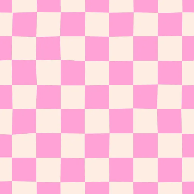Bettwäsche Chess Pattern pink