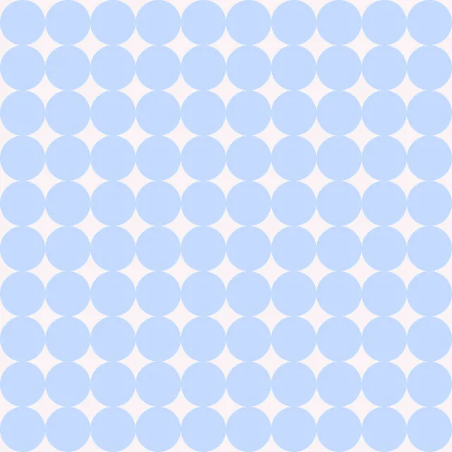 Bankauflage Punkte groß Blau