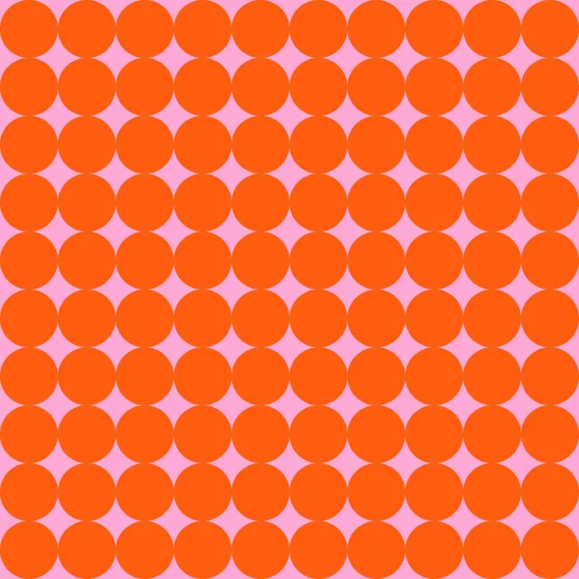 Kissen Punkte groß Orange